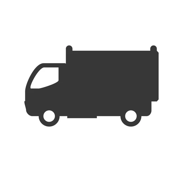 Icono del camión. Diseño de transporte. Gráfico vectorial — Vector de stock