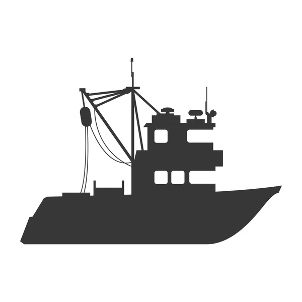 Ship icon. Transportation design. Vector graphic — Stock Vector