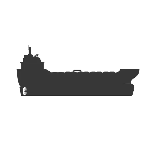 Ship icon. Transportation design. Vector graphic — Stock Vector