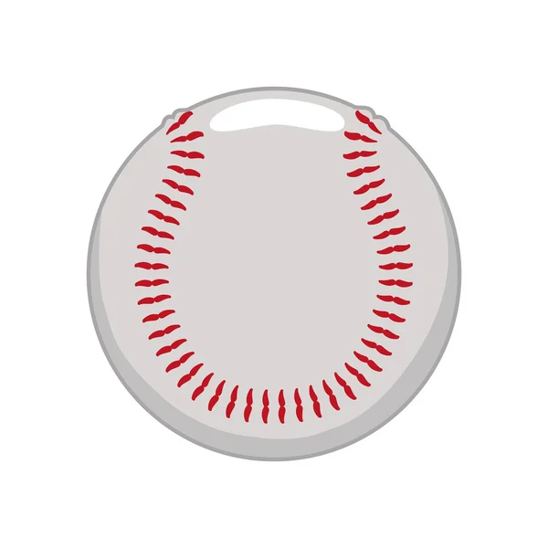 Ícone de bola de beisebol. Design desportivo. Gráfico vetorial —  Vetores de Stock