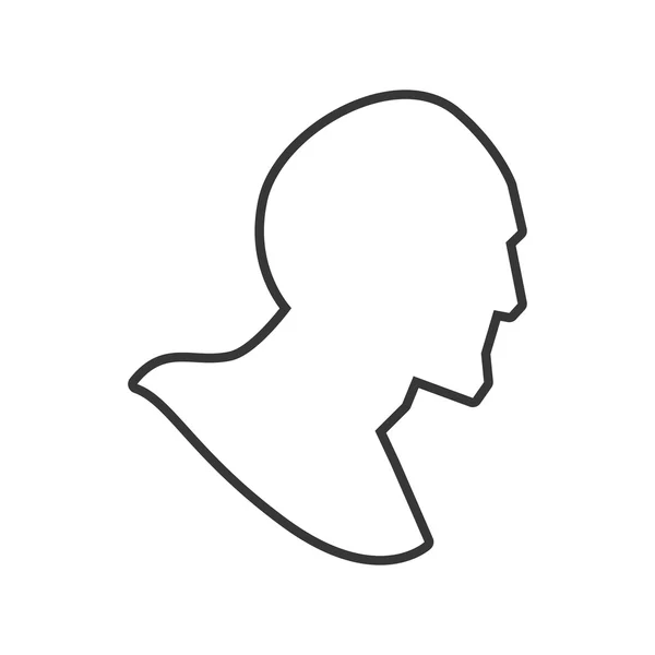 男の頭のアイコン。アバター男性デザイン。ベクター グラフィック — ストックベクタ