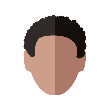 Adam baş simgesi. Erkek avatar tasarım. Vektör grafiği