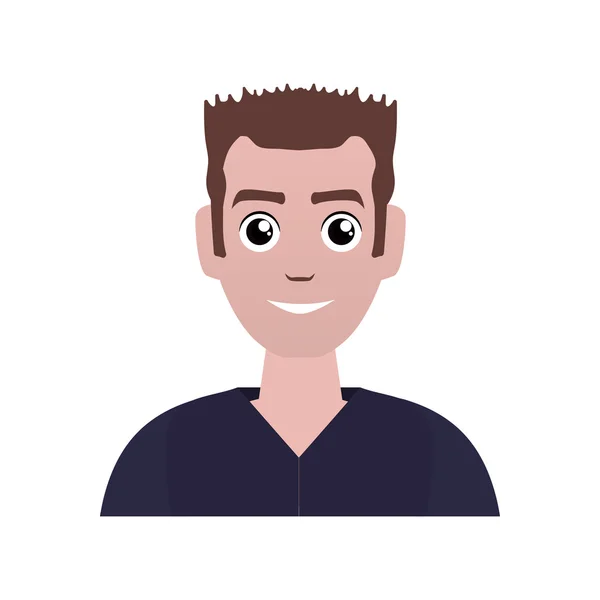 Man icon. Male avatar design. Vector graphic — Stock Vector