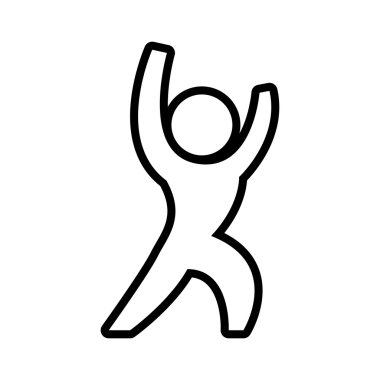 Sembol simge. Kişi tasarım. Vektör grafiği