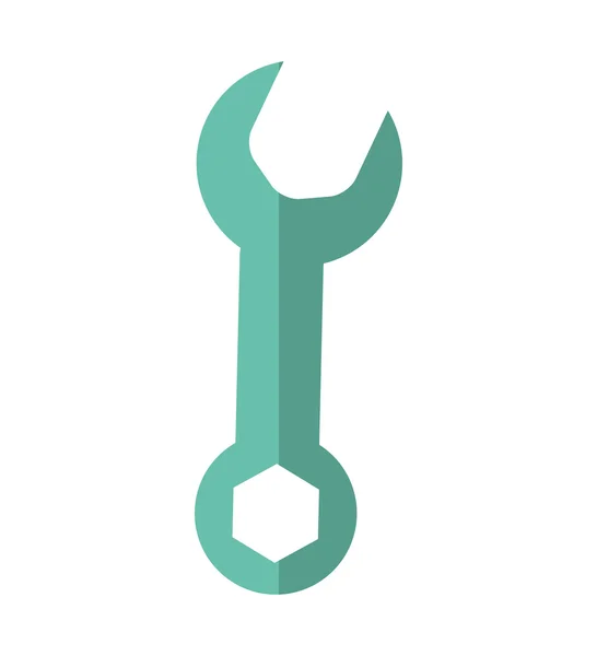 Wrench icon. Tool design. Vector graphic — Stock Vector