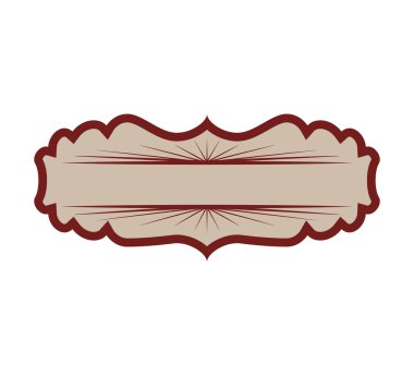 Çerçevesi simgesi. Etiket tasarımı. Vektör grafiği