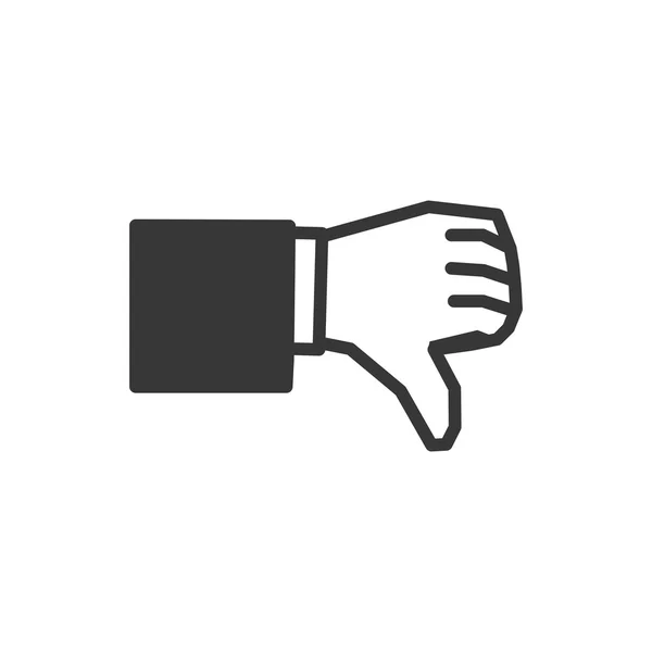 Gebaar met vingers pictogram. Ontwerp van de hand. Vectorafbeelding — Stockvector