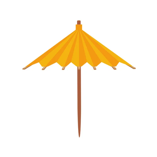 Icône parapluie. Design de cocktail. Graphique vectoriel — Image vectorielle