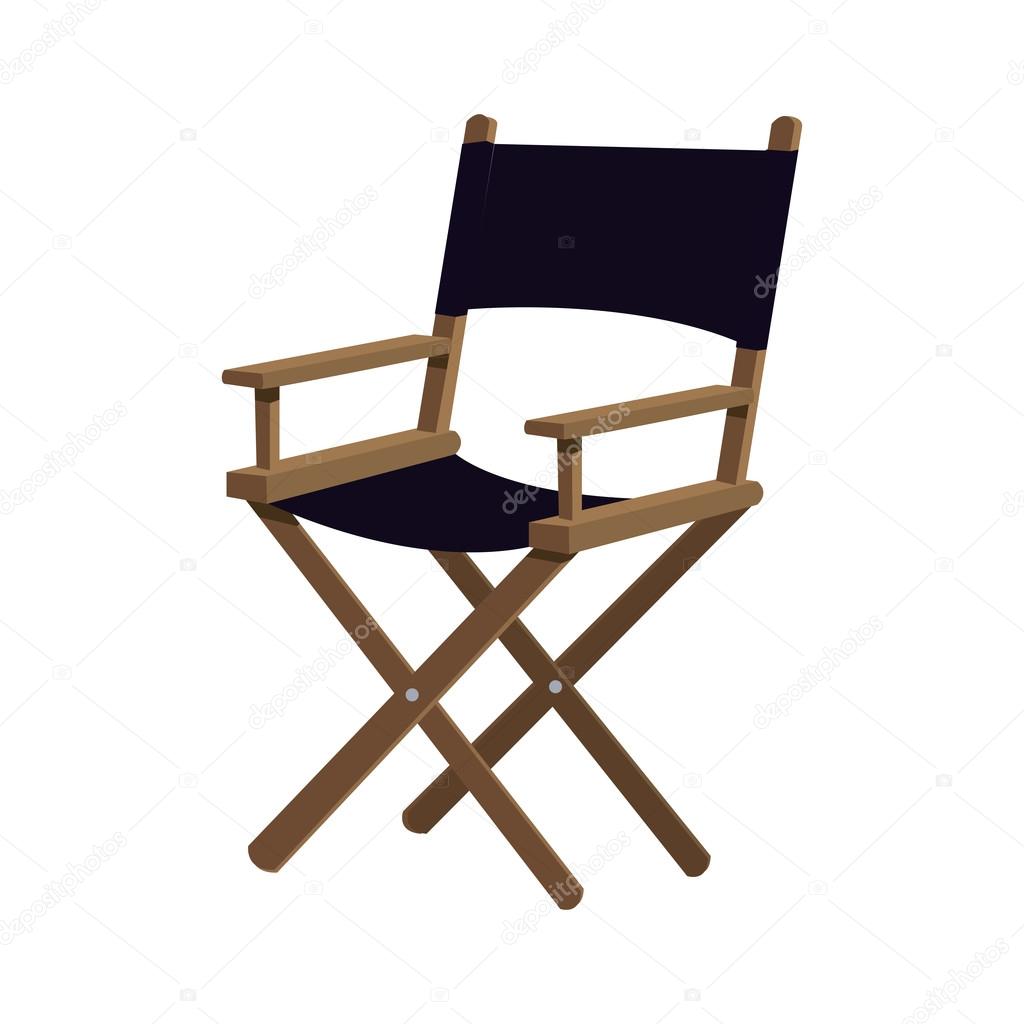 Directors chair icon. Cinema design. Vector graphic — Stock Vector © djv 118294936
