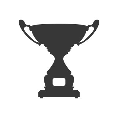 Trophy Kupası simgesi. Kazanan tasarım. Vektör grafiği