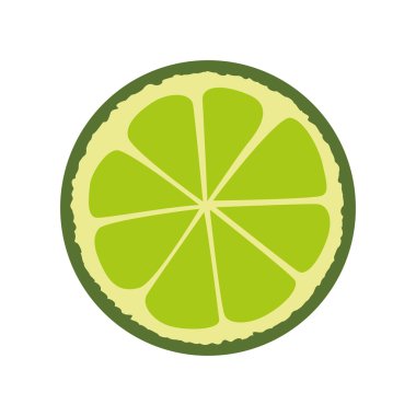Limon simgesi. Meyve tasarım. Vektör grafiği