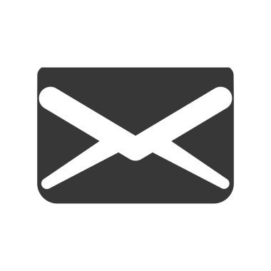 Zarf simgesi. E-posta tasarım. Vektör grafiği