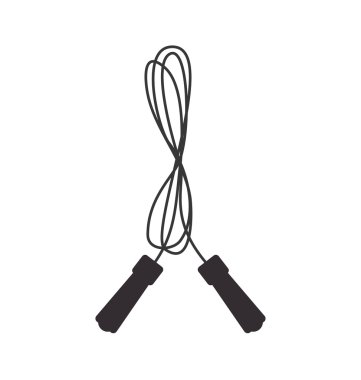 Simge atlama ip. Spor tasarım. Vektör grafiği