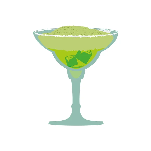 Icono de copa de cóctel. Diseño de bebidas. Gráfico vectorial — Vector de stock