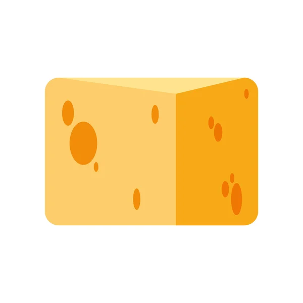 Icono de queso. Diseño de alimentos. gráfico vectorial — Archivo Imágenes Vectoriales