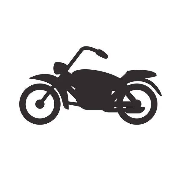 Motorrad-Ikone. Transportdesign. Vektorgrafik — Stockvektor