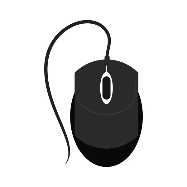 Icono del ratón. Diseño tecnológico. gráfico vectorial — Vector de stock