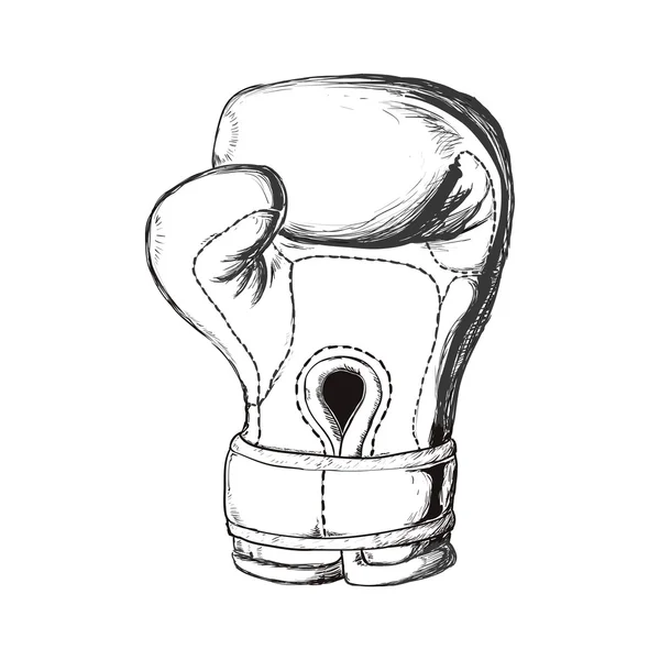 Icône de gants. Design de boxe. Graphique vectoriel — Image vectorielle