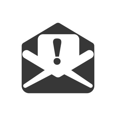 Zarf simgesi. E-posta tasarım. Vektör grafiği