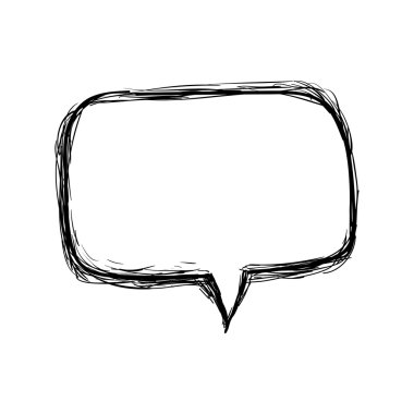 Balonu simgesinin. İletişim tasarımı. vektör grafiği