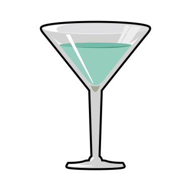 Kokteyl cam kutsal kişilerin resmi. Tasarım iç. Vektör grafiği