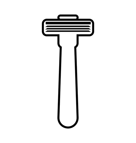 Rasiermesser-Symbol. Friseursalon und Friseursalon. Vektorgrafik — Stockvektor