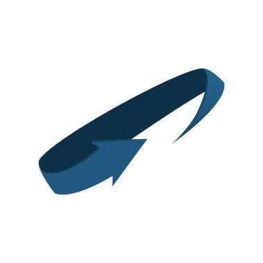 Ok simgesi. Yön tasarım. vektör grafiği