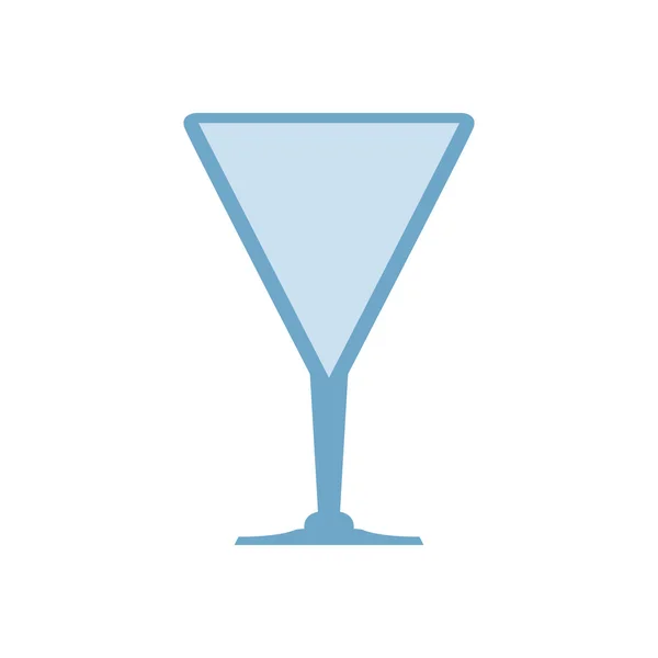 Ícone de vidro. Design de bebida. Gráfico vetorial —  Vetores de Stock