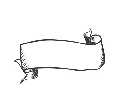 Kurdele simgesi. Etiket tasarımı. Vektör grafiği