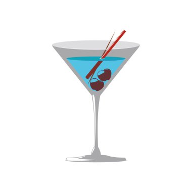 Kokteyl cam kutsal kişilerin resmi. Tasarım iç. Vektör grafiği