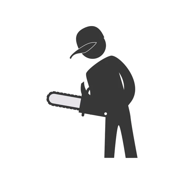 Icono constructor. Diseño de reparación y construcción. Gráfico vectorial — Vector de stock