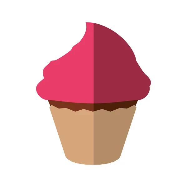 Muffin cupcake icône. Conception de boulangerie. Graphique vectoriel — Image vectorielle