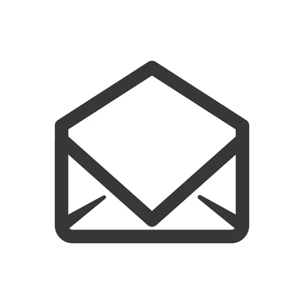 Ícone de envelope. E-mail design. Gráfico vetorial — Vetor de Stock