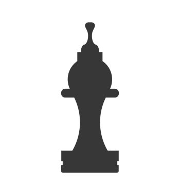 Satranç simgesi. Oyun tasarımı. vektör grafiği