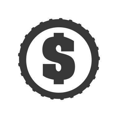 para simgesi. para tasarım. vektör grafiği