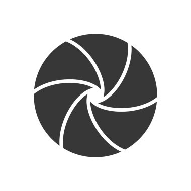 Çekim siluet simge. Kamera tasarımı. Vektör grafiği