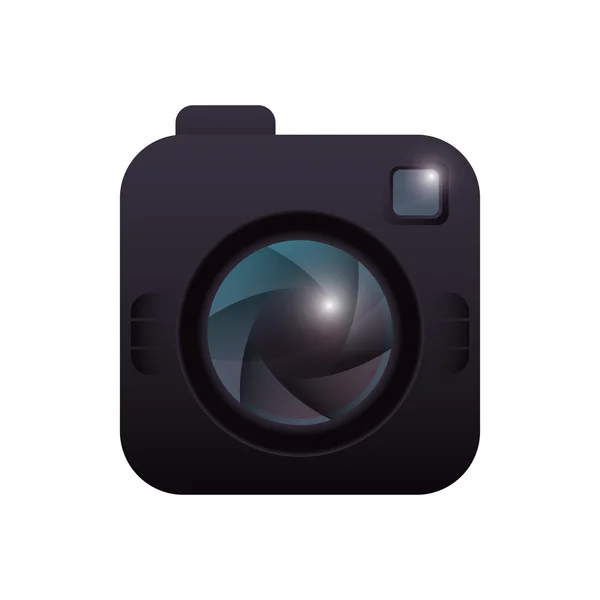 Shutter and camera icon. Camera design. Vector graphic — Stock Vector