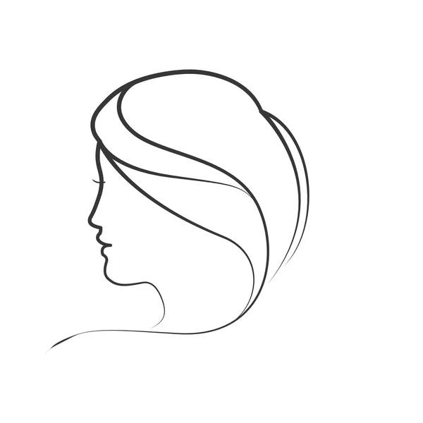 Icono de persona. Diseño femenino y femenino. Gráfico vectorial — Vector de stock