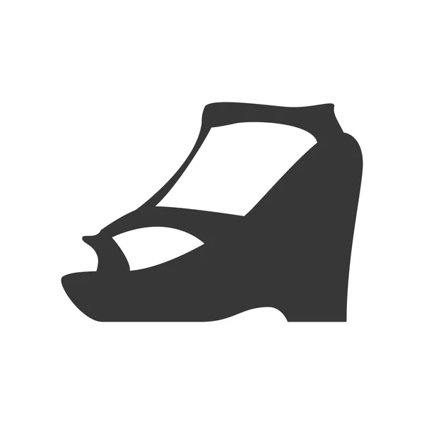 ヒール靴ファッション布アイコン。ベクター グラフィック — ストックベクタ