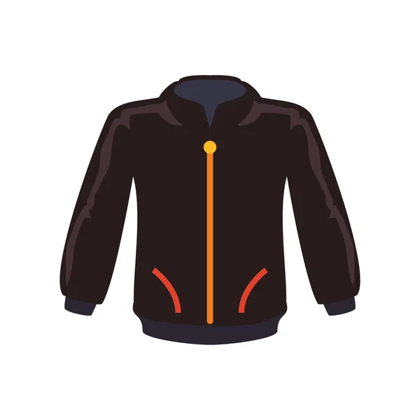 Jacke Mode Tuch-Ikone. Vektorgrafik — Stockvektor