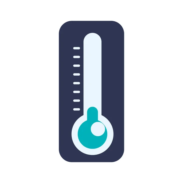 Termometre kış soğuk simgesi. Vektör grafiği — Stok Vektör