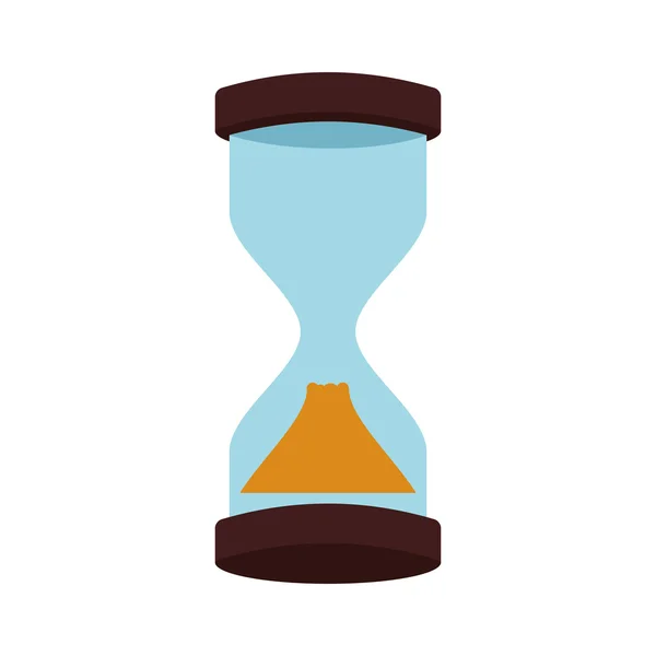 Hourglass time antique old measure icon. Vector graphic — Stock Vector