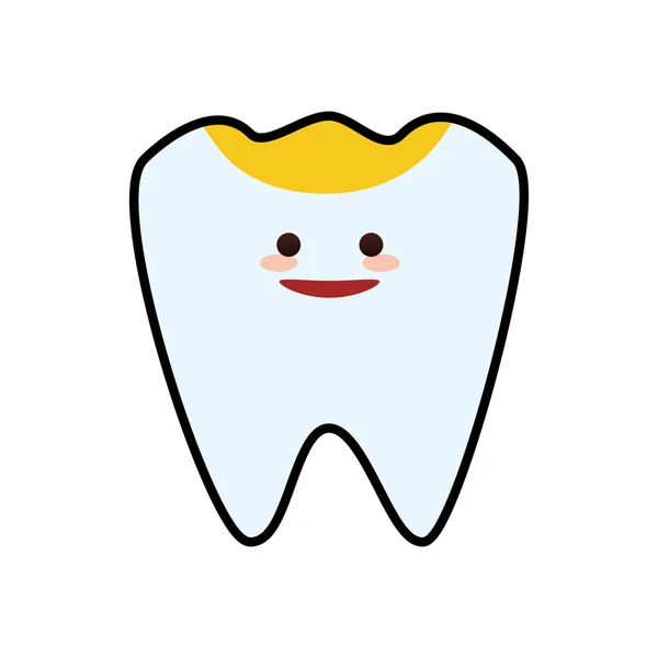 Dente ícone de higiene de saúde de cuidados dentários. Gráfico vetorial —  Vetores de Stock