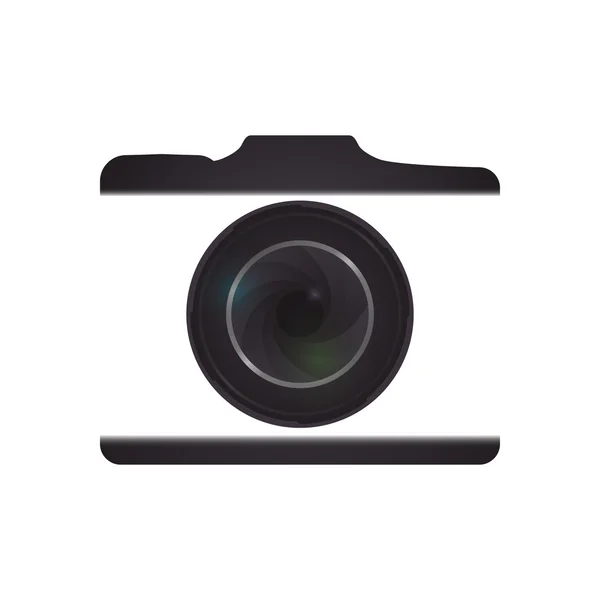 Câmera foco ícone de tecnologia gadget. Gráfico vetorial — Vetor de Stock