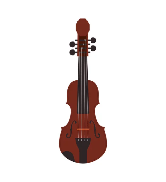 Violoncello strumento a corda icona musicale. Grafico vettoriale — Vettoriale Stock