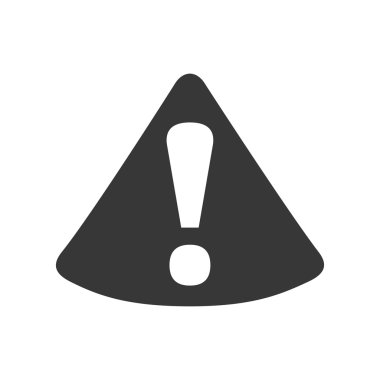 ünlem işareti yol işareti üçgen uyarı simgesi.