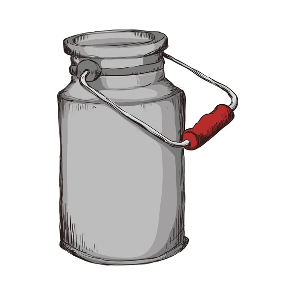 Jar sketch mason decoration icon. Vector graphic — Stock Vector