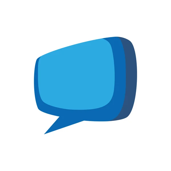 Icona di comunicazione messaggio di bolla chat. Grafico vettoriale — Vettoriale Stock