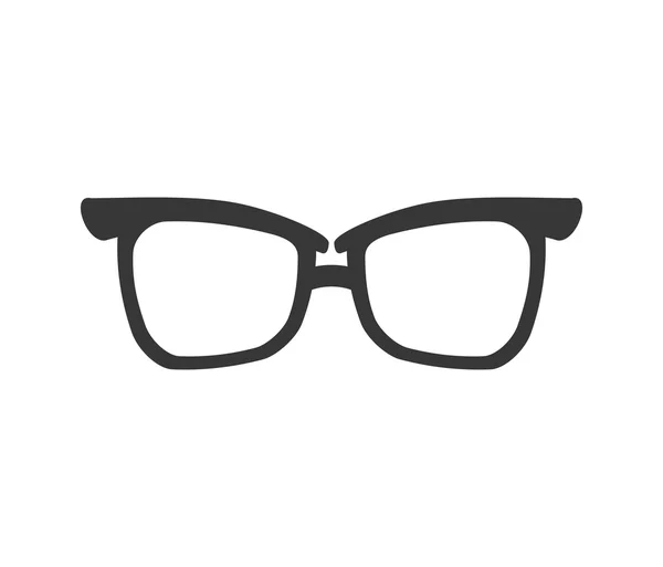 Óculos ícone de moda tradicional. Gráfico vetorial — Vetor de Stock
