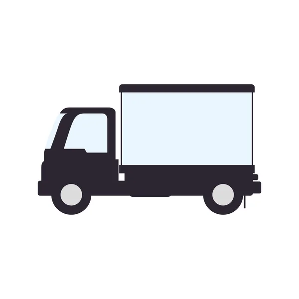 Ciężarówka transportu dostawy przesyłki ikona. Grafika wektorowa — Wektor stockowy
